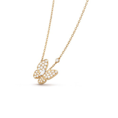 ˇSirae GemˇBUTTERFLY DIAMOND NECKLACE